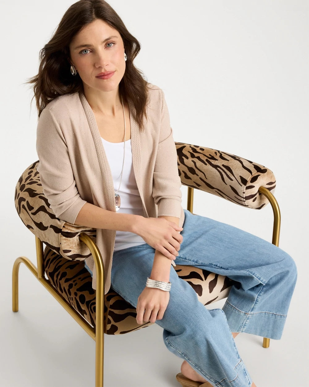 Chico's Quality | Sequined Summer Romance Cardigan