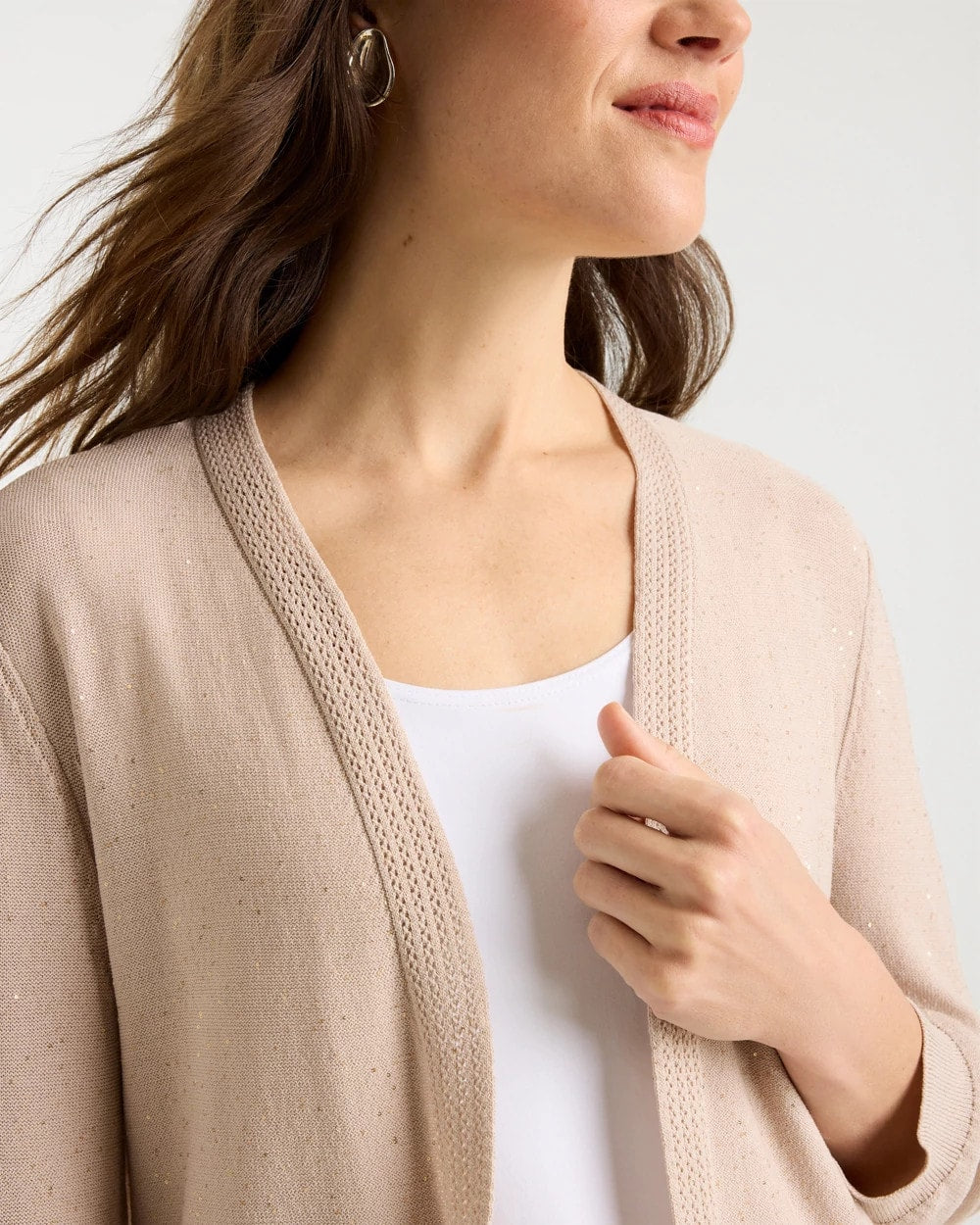 Chico's Quality | Sequined Summer Romance Cardigan