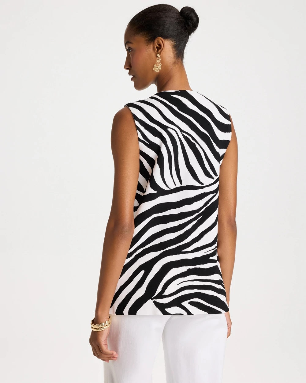 Chico's Trending | Zebra Refined Crewneck Sweater Vest
