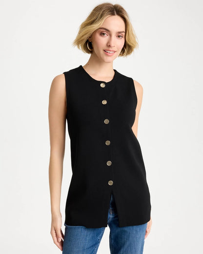 Chico's Discount | Refined Crewneck Sweater Vest