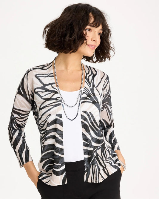 Chico's Special Offer | Vacay Leaf Summer Romance Cardigan