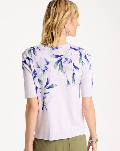 Chico's Quality | Ella Short-Sleeve Orchid Sweater