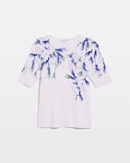 Chico's Quality | Ella Short-Sleeve Orchid Sweater