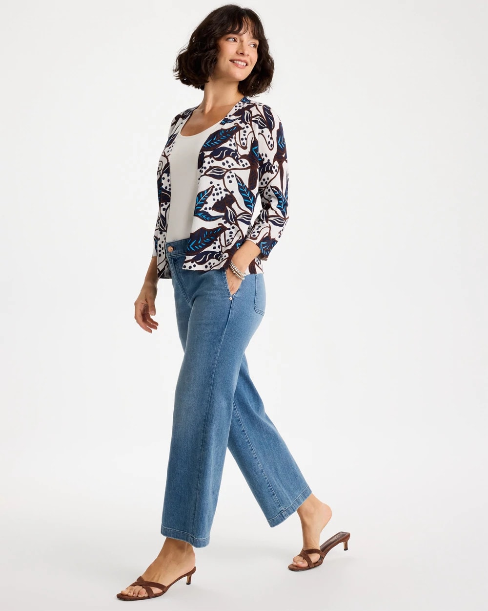 Chico's Sale | Printed Summer Romance Cardigan