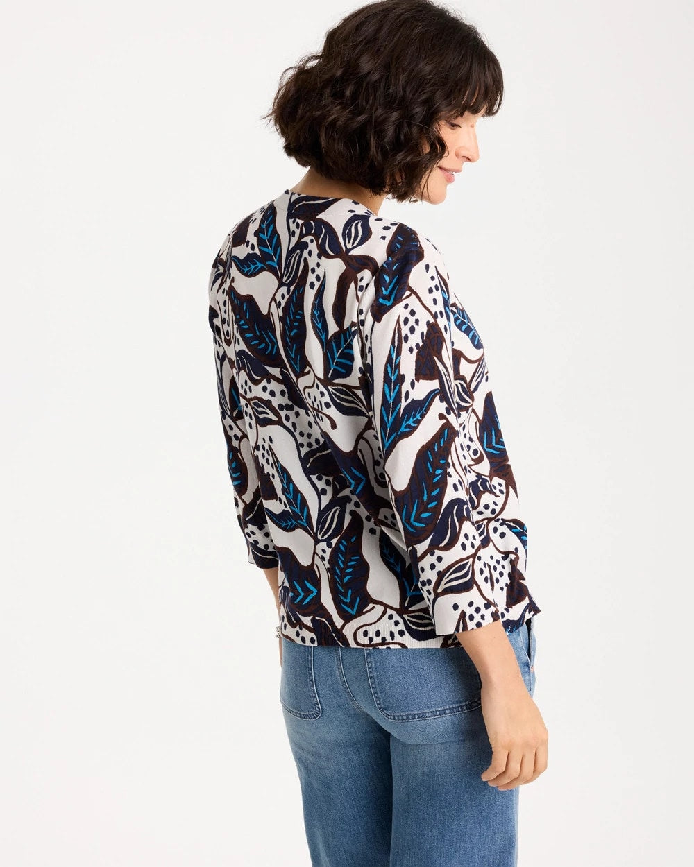 Chico's Sale | Printed Summer Romance Cardigan