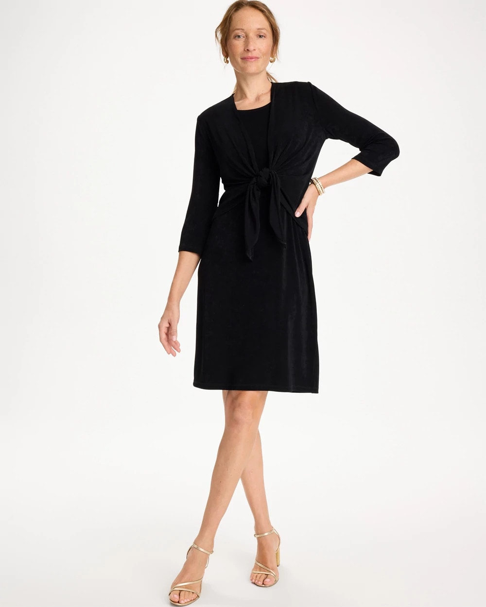Chico's Best Price | Travelers™ Drape Tie-Front Cardigan