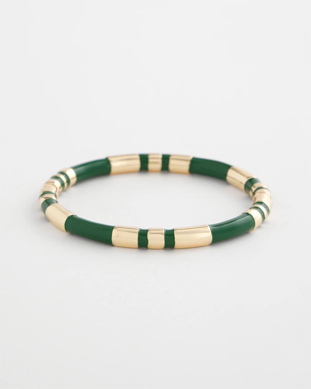 Chico's Special Offer | Green Enamel Hinge Bangle