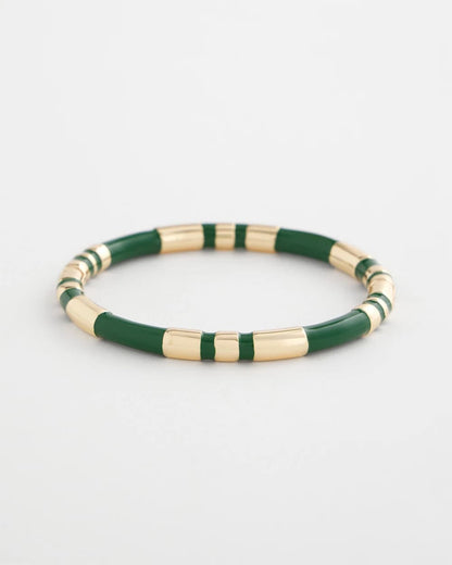 Chico's Special Offer | Green Enamel Hinge Bangle