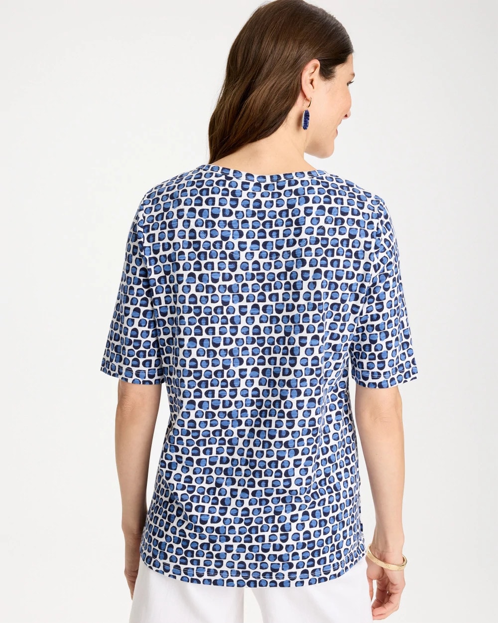 Chico's Latest | Cotton Slub Printed Tee