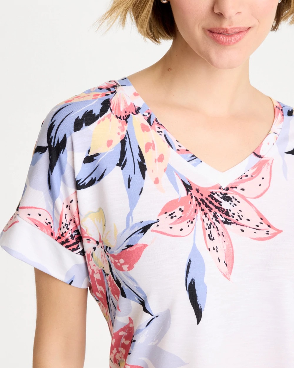 Chico's Hot Sale | Zenergy® Lily Drop Shoulder Tee