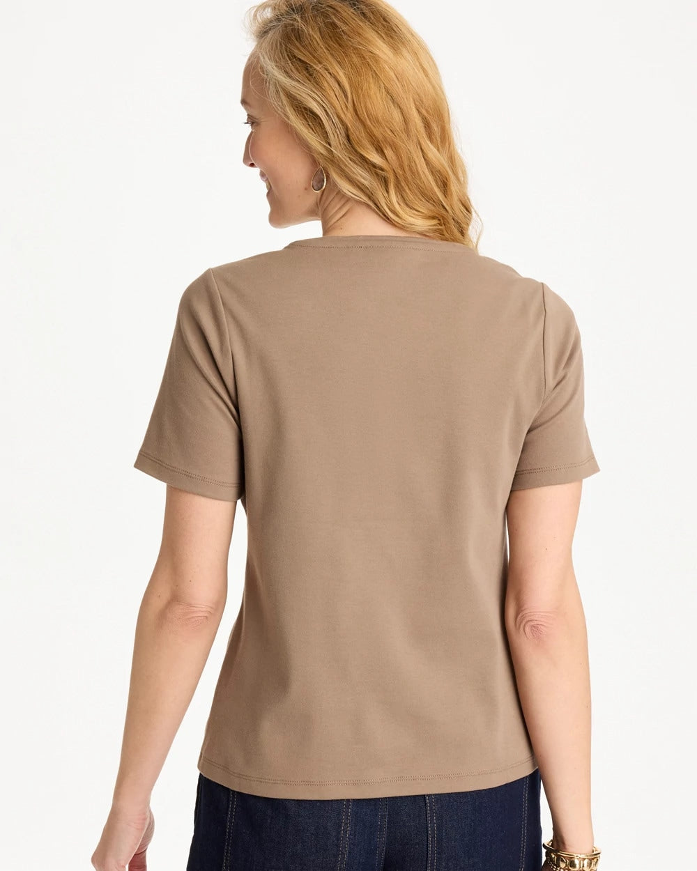 Chico's Everyday | Cotton Sequin Tee