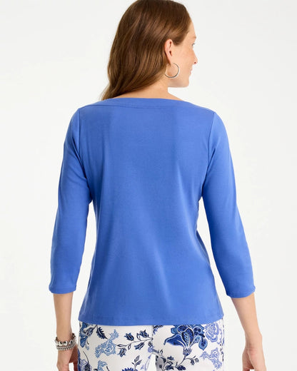 Chico's Deals | Pima 3/4 Sleeve Tee