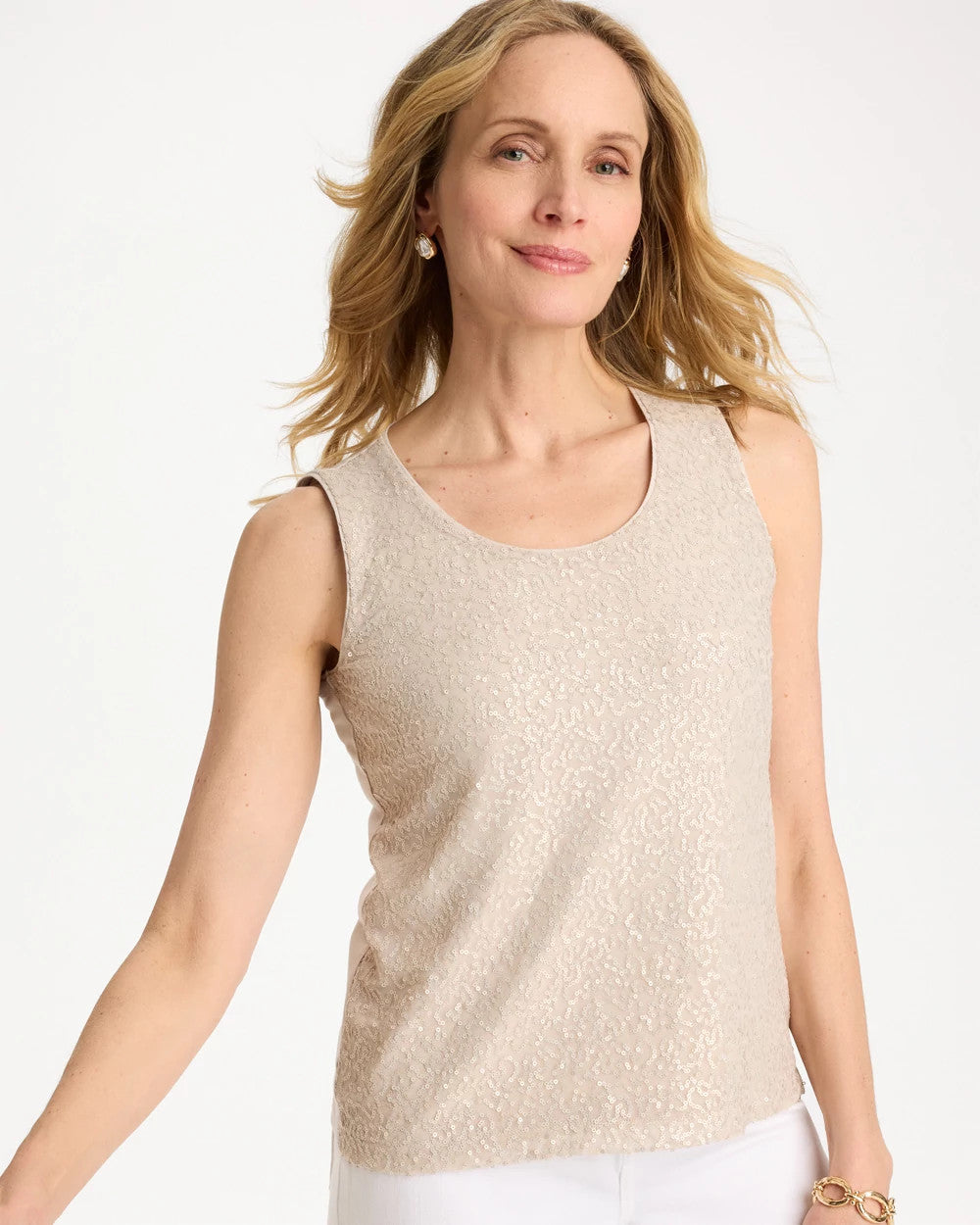 Chico's Best Price | Knit Sequin Tank