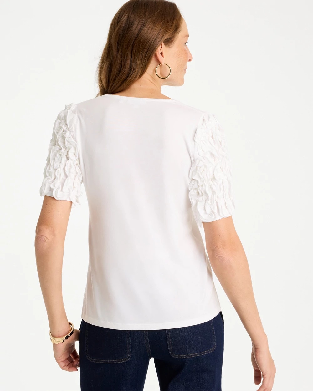 Chico's Sale | Knit 3D Sleeve Tee