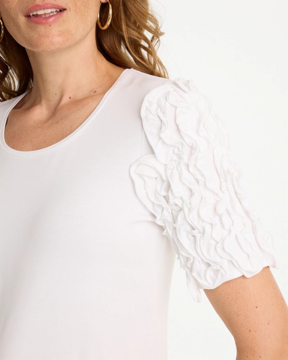 Chico's Sale | Knit 3D Sleeve Tee