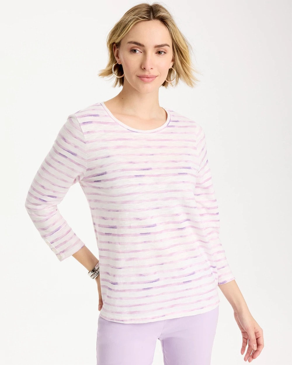 Chico's Quality | Palermo Cotton Slub Tee