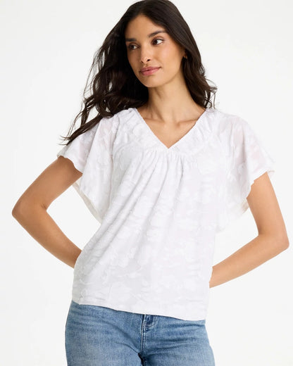 Chico's Classic | Burnout Floral Tee