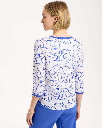 Chico's Top Pick | Zenergy® Slub Knit Mesh Trim Tee