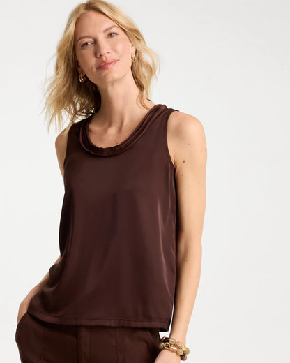 Chico's Signature | Jersey Satin Tank Top