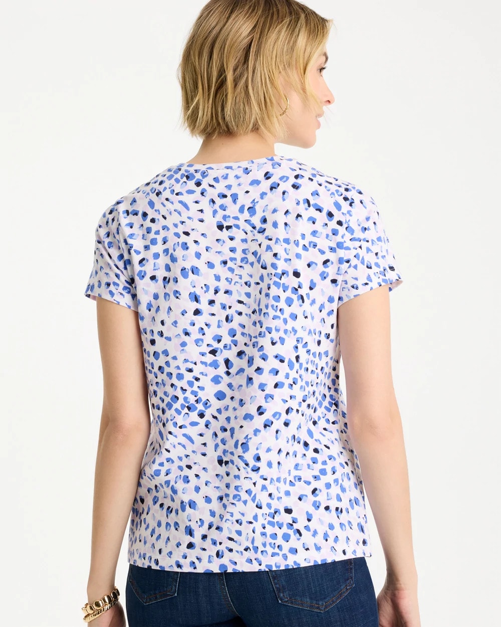 Chico's Featured | Murano Cotton Stretch Cap Sleeve Tee