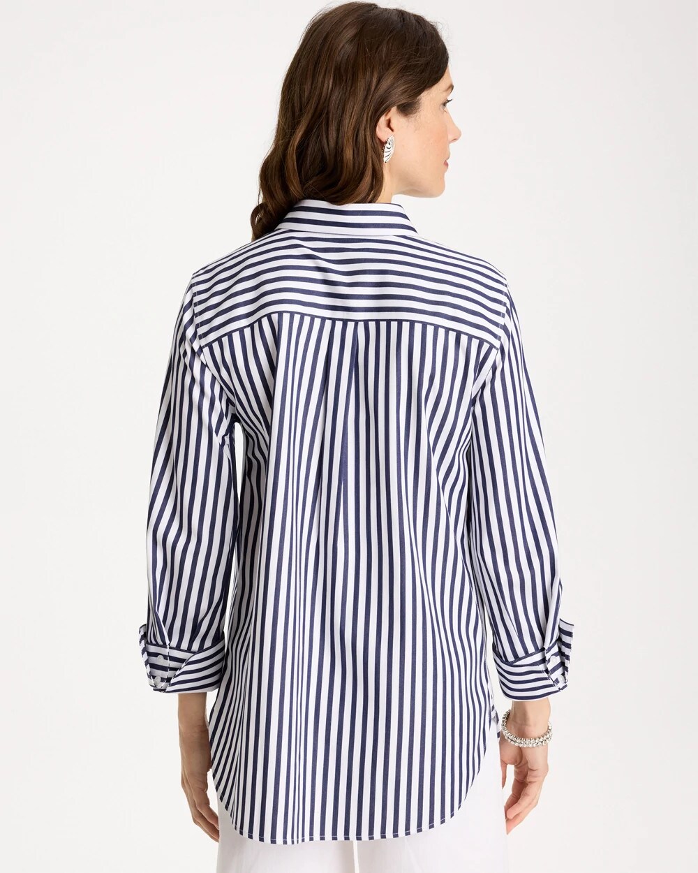 Chico's Special Offer | No Iron™ Stretch Striped Shirt