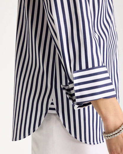 Chico's Special Offer | No Iron™ Stretch Striped Shirt