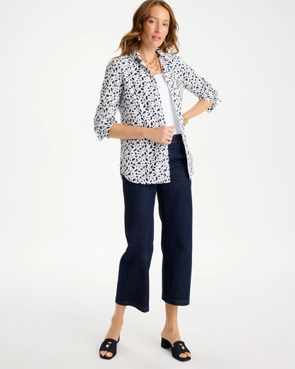 Chico's Exclusive | No Iron™ Stretch Printed Shirt