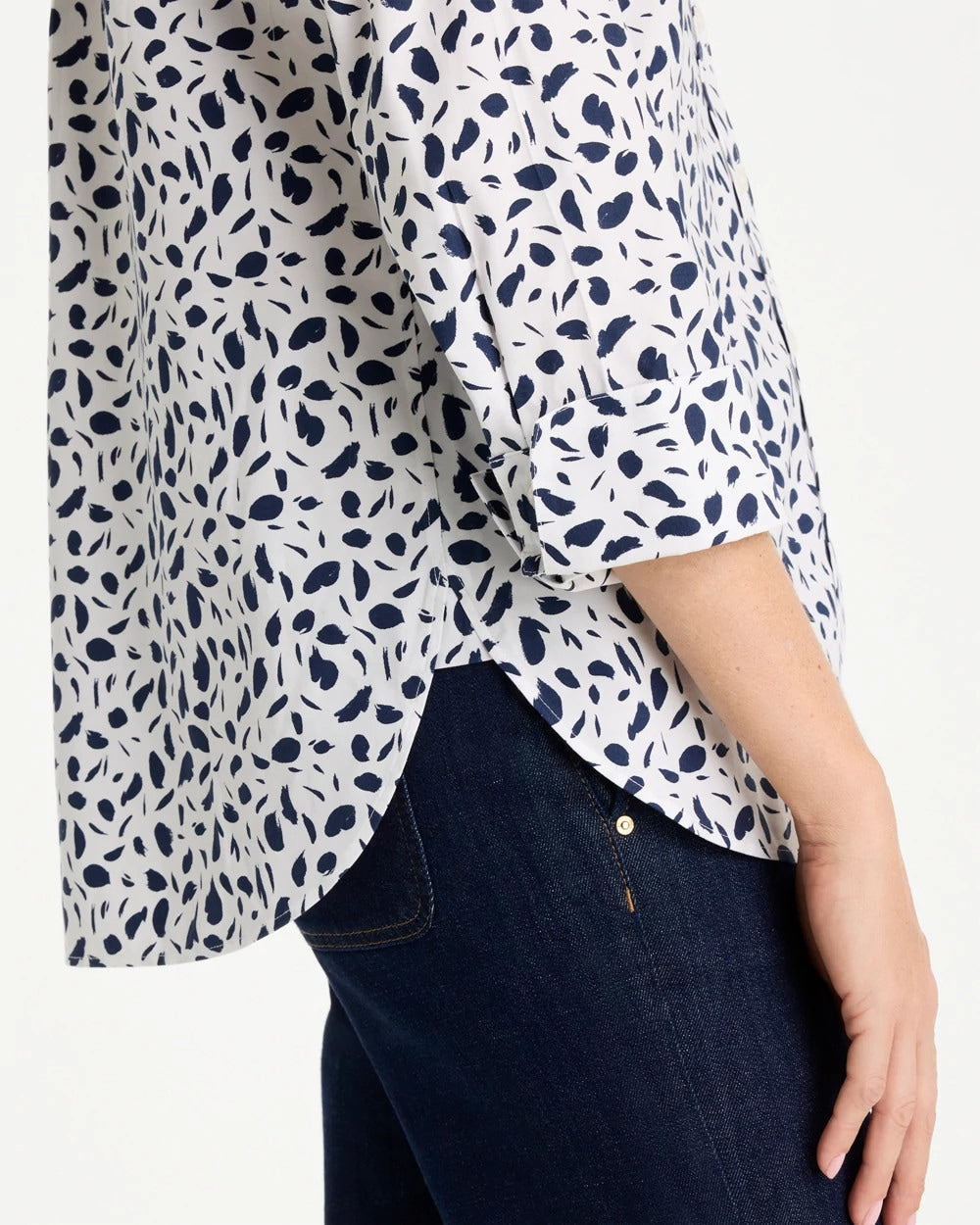 Chico's Exclusive | No Iron™ Stretch Printed Shirt