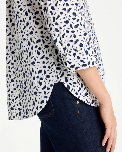 Chico's Exclusive | No Iron™ Stretch Printed Shirt
