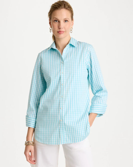 Chico's Trusted | No Iron™ Stretch Gingham Shirt