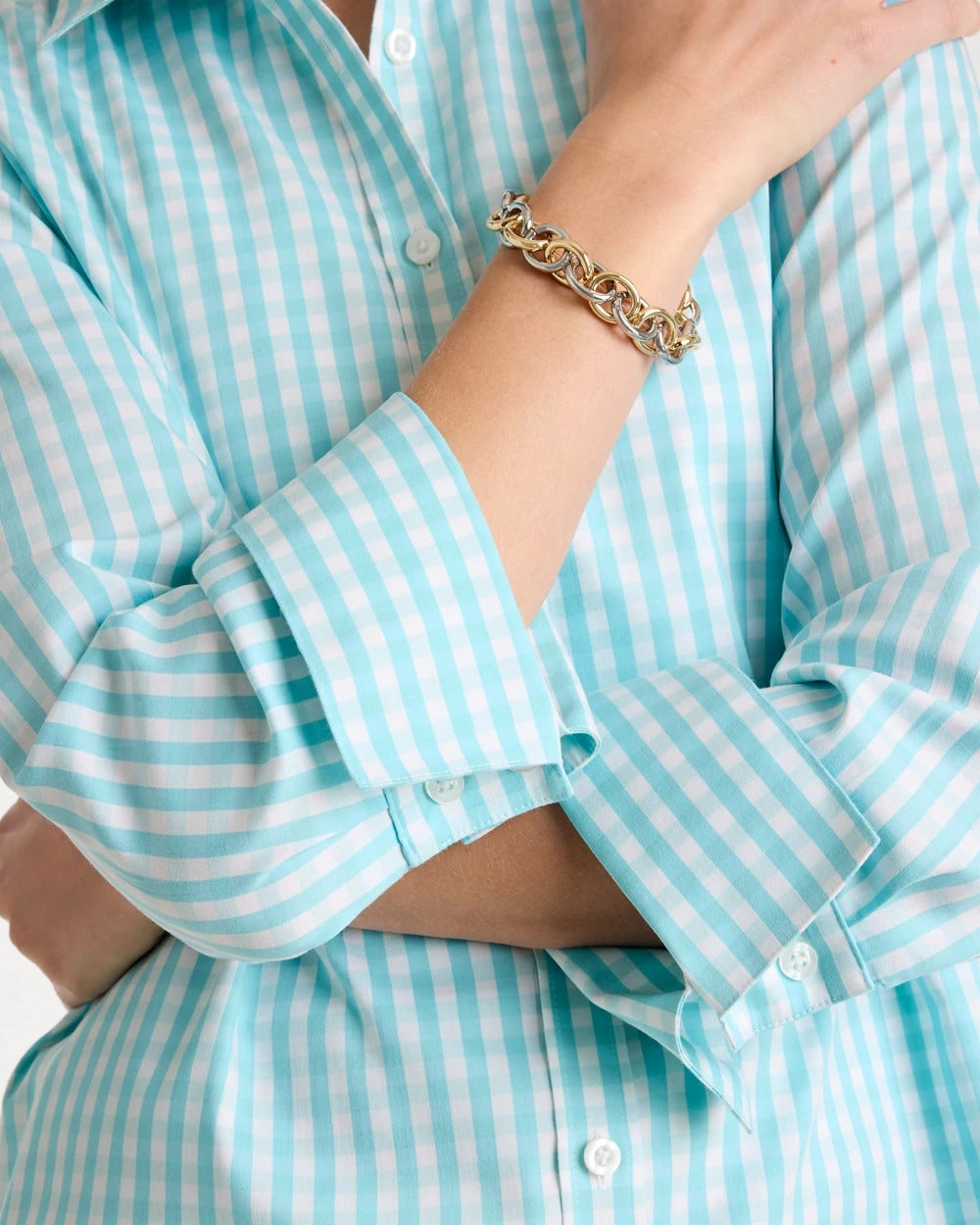 Chico's Trusted | No Iron™ Stretch Gingham Shirt