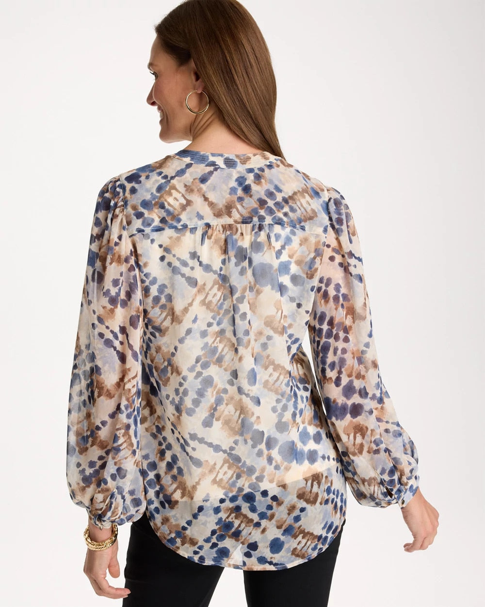 Chico's Exclusive | Georgette Printed Blouse