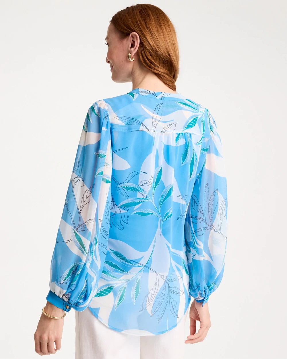 Chico's Trusted | Georgette Printed Blouse