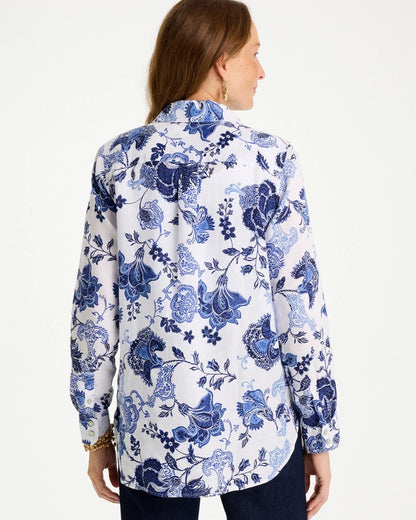 Chico's Classic | No Iron™ Linen Bloom Shirt