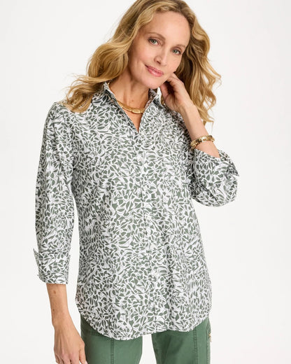 Chico's Everyday | Printed No Iron Stretch Shirt