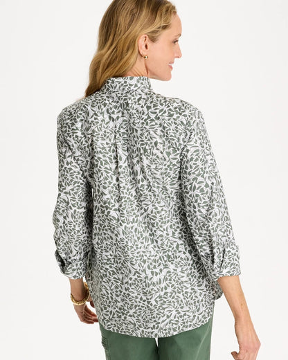 Chico's Everyday | Printed No Iron Stretch Shirt