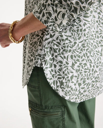 Chico's Everyday | Printed No Iron Stretch Shirt