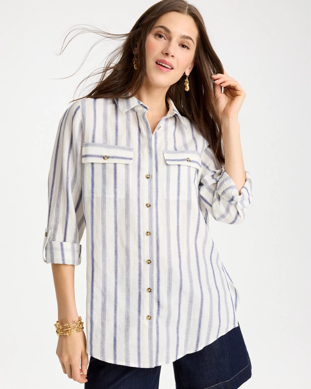 Chico's Best Price | Linen-Cotton Utility Tunic