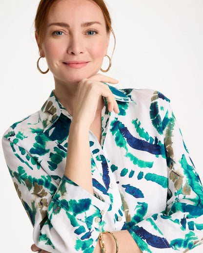 Chico's Great Value | No Iron™ Athena Dye Linen Shirt
