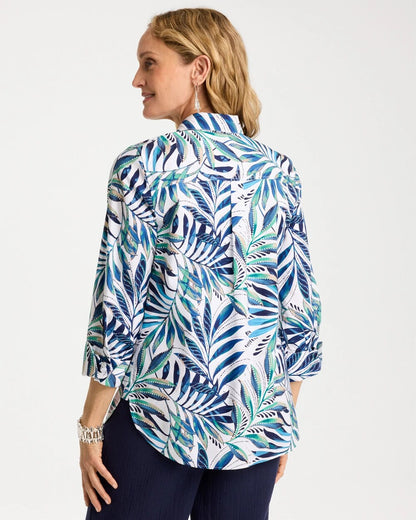 Chico's Quality | Palm No Iron Stretch Shirt