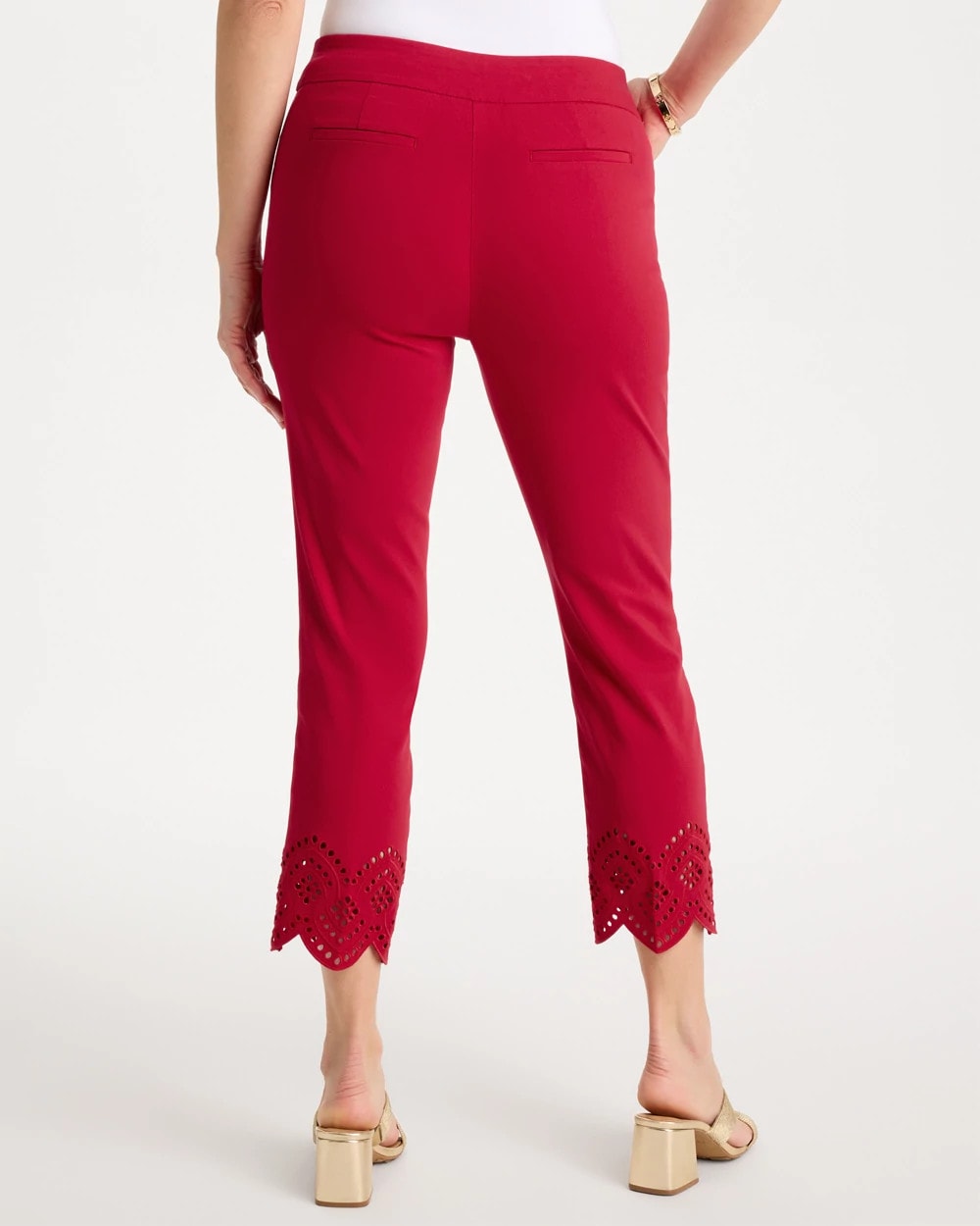 Chico's Best Price | Petite Brigitte™ Slim Scalloped Ankle Pants