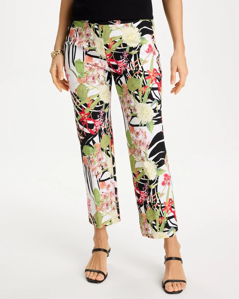 Chico's Value | Tropical Nights Brigitte™ Straight Crop Pant