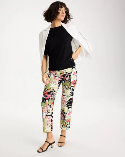 Chico's Value | Tropical Nights Brigitte™ Straight Crop Pant