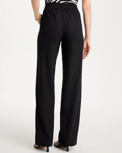 Chico's Trusted | Pull-On Wide-Leg Linen Pants