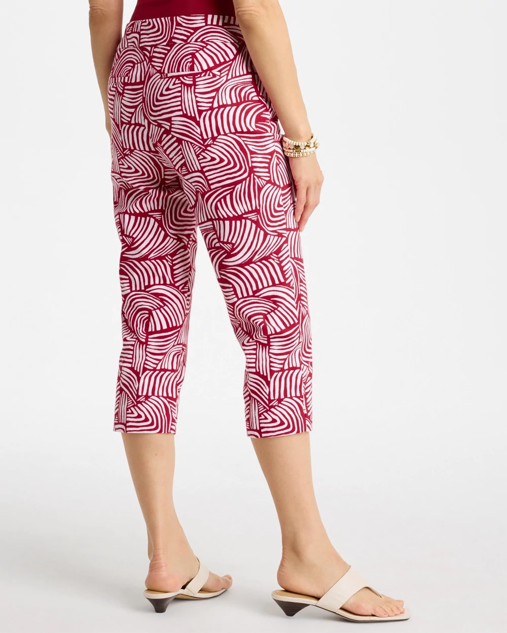 Chico's Value | Brigitte™ Slim Geo Pull-On Capri Pant
