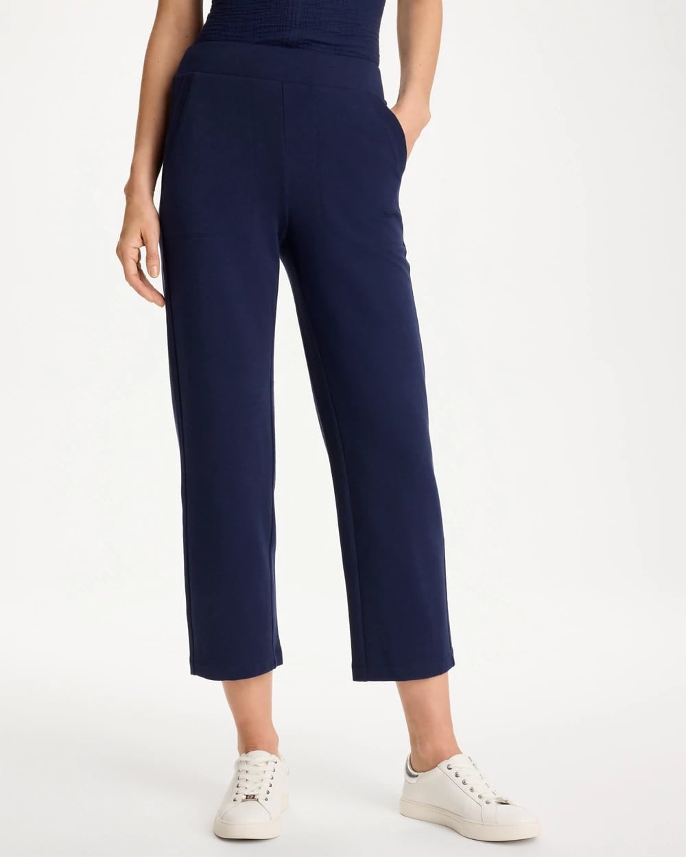 Chico's Signature | Zenergy® French Terry Cropped Pants