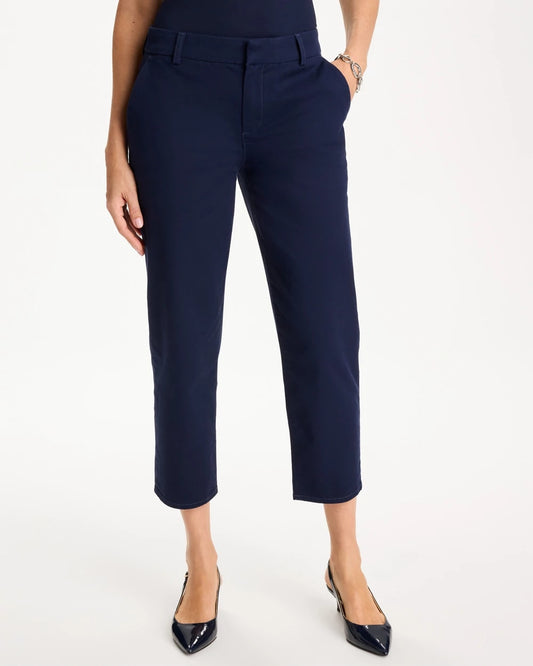 Chico's Classic | Relaxed Boyfriend Chino Crop Pants