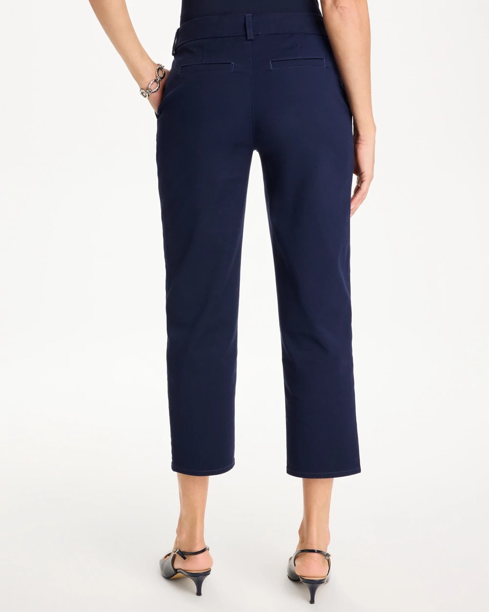 Chico's Classic | Relaxed Boyfriend Chino Crop Pants
