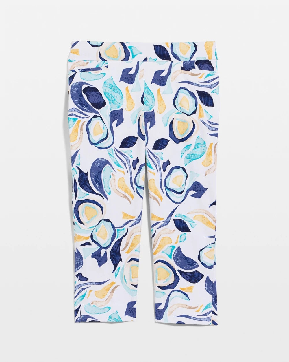 Chico's Essential | Brigitte™ Slim Handpainted Pull-On Capri
