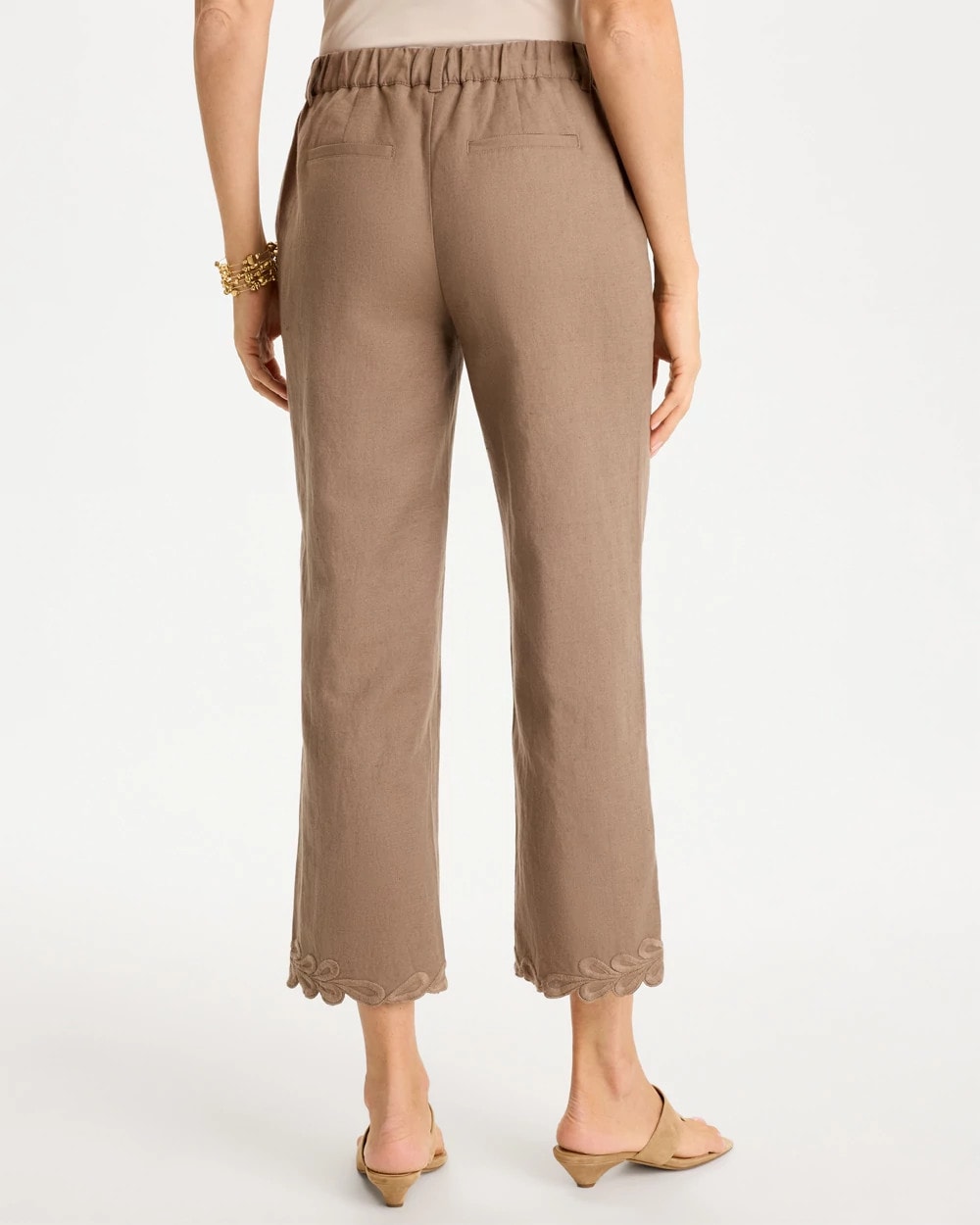 Chico's Essential | Linen Fly Front Pants